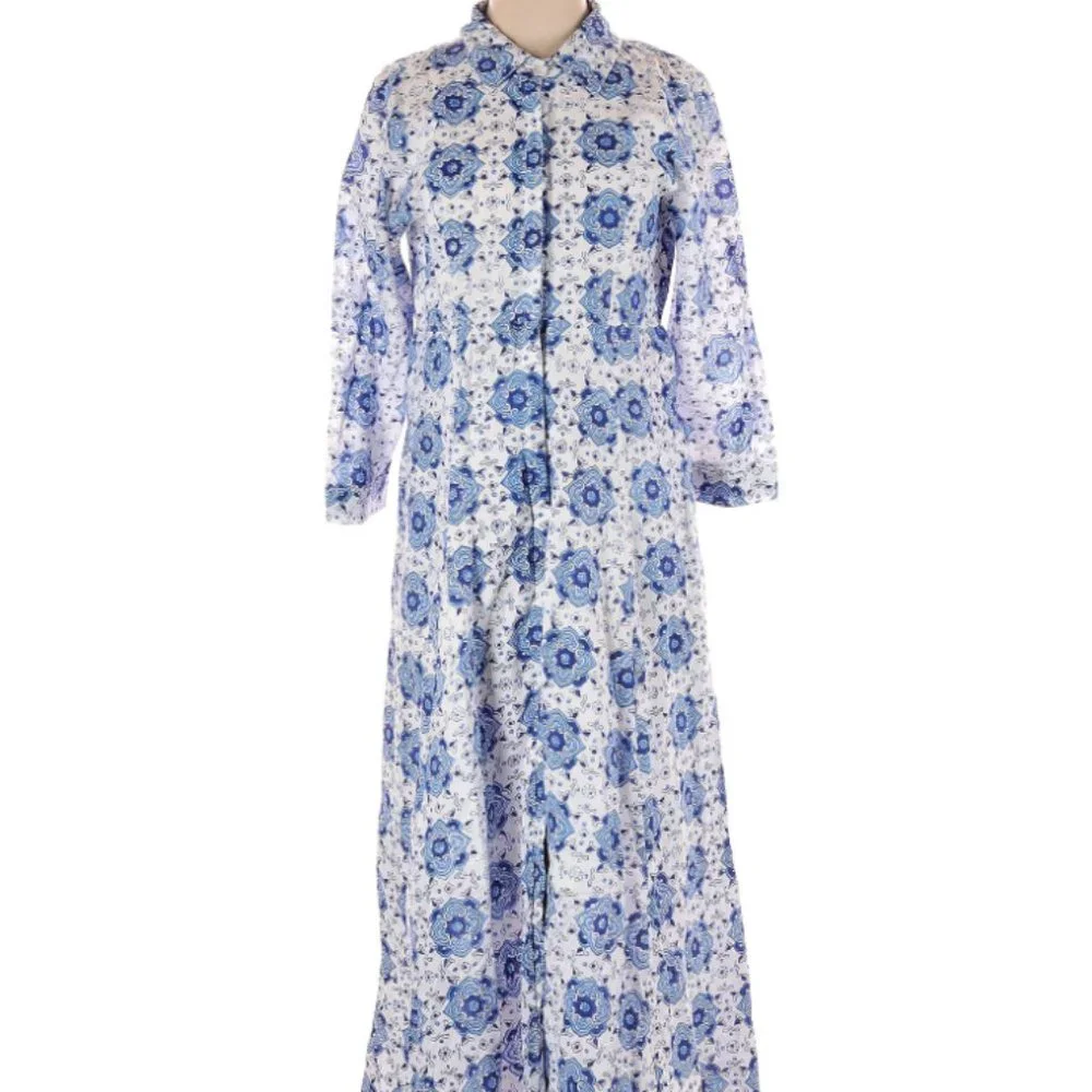 India Amory -Julia Shirtdress China Blue - Picture 4 of 5